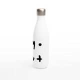 Yout Club Bristol White 17oz Stainless Steel Water Bottle - YOUT CLUB